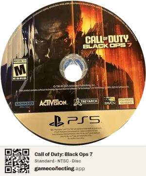 Call of Duty: Black Ops 7 PlayStation 5, NTSC disc
