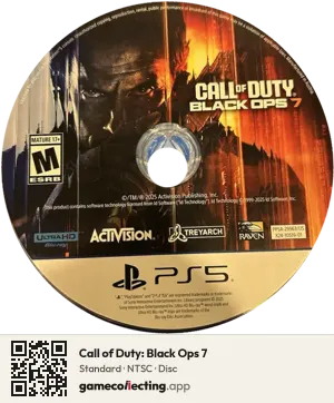 Call of Duty: Black Ops 7 PlayStation 5, NTSC disc