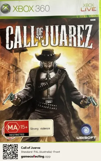Call of Juarez Xbox 360, Australia box front