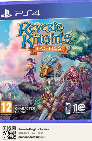 Reverie Knights Tactics PlayStation 4, PAL box front