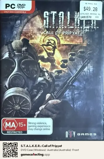 S.T.A.L.K.E.R.: Call of Pripyat Computer, Australia box front