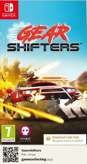 Gearshifters Nintendo Switch, PAL box front