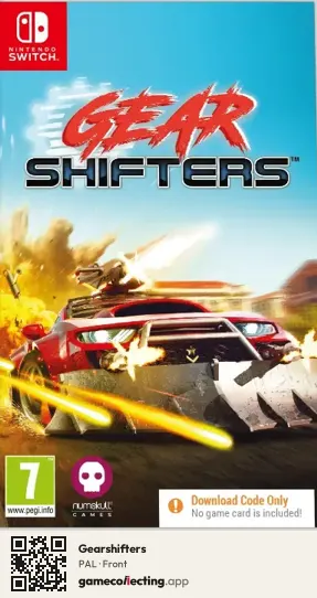 Gearshifters Nintendo Switch, PAL box front