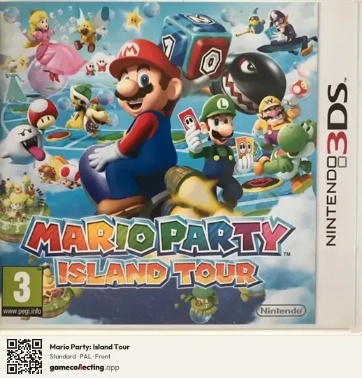 Mario Party: Island Tour Nintendo 3DS, PAL box front