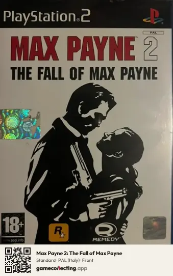 Max Payne 2: The Fall of Max Payne PlayStation 2, Italy box front