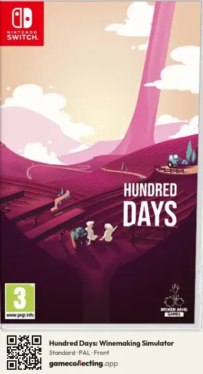 Hundred Days: Winemaking Simulator Nintendo Switch, PAL box front