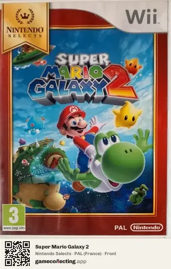 Super Mario Galaxy 2 Nintendo Wii, France box front