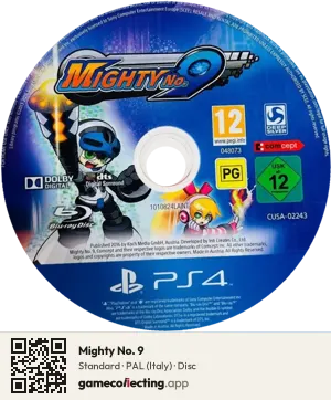 Mighty No. 9 PlayStation 4, PAL disc