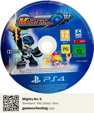 Mighty No. 9 PlayStation 4, PAL disc