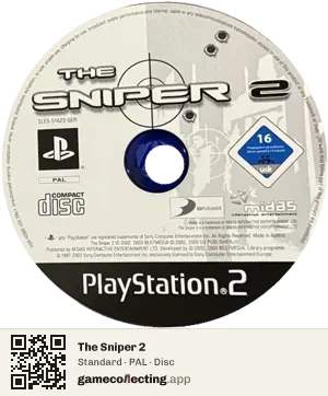 The Sniper 2 PlayStation 2, PAL disc