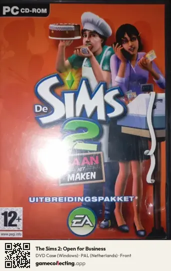 The Sims 2: Open for Business Computer, Netherlands box front