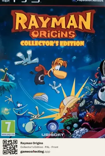 Rayman Origins PlayStation 3, PAL box front