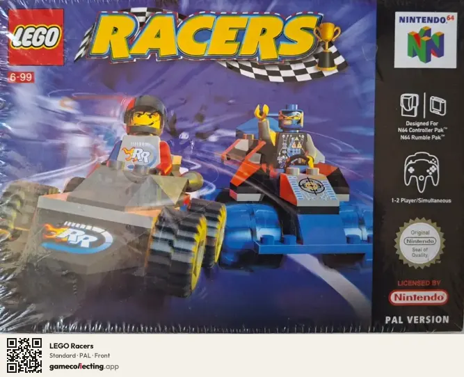 LEGO Racers Nintendo 64, PAL box front
