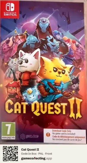 Cat Quest II Nintendo Switch, PAL box front