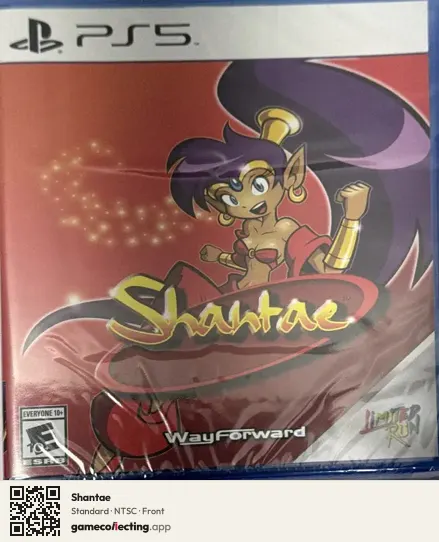 Shantae PlayStation 5, NTSC box front