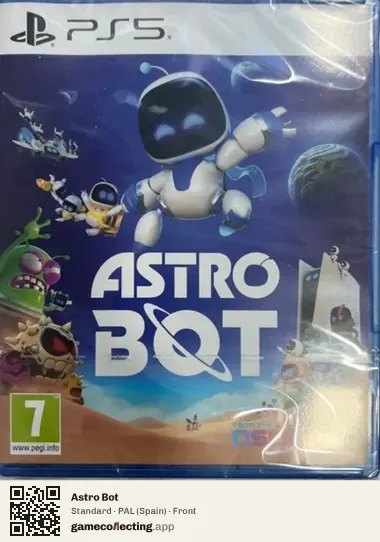Astro Bot PlayStation 5, Spain box front