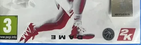 NBA 2K21, the PEGI square on its front