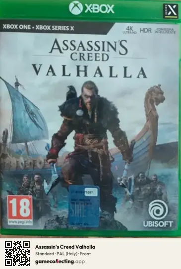 Assassin's Creed Valhalla Xbox One, Italy box front