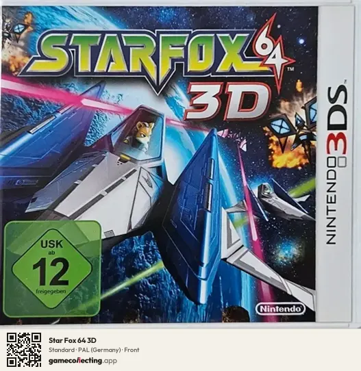 Star Fox 64 3D Nintendo 3DS, Germany box front