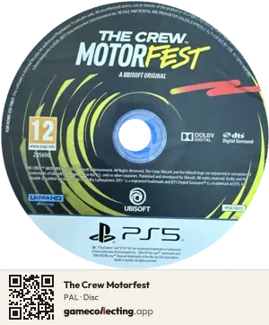 The Crew Motorfest PlayStation 5, PAL disc