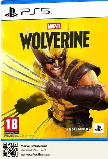Marvel's Wolverine PlayStation 5, PAL box front