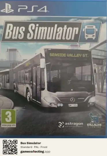 Bus Simulator PlayStation 4, PAL box front