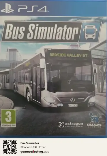 Bus Simulator PlayStation 4, PAL box front