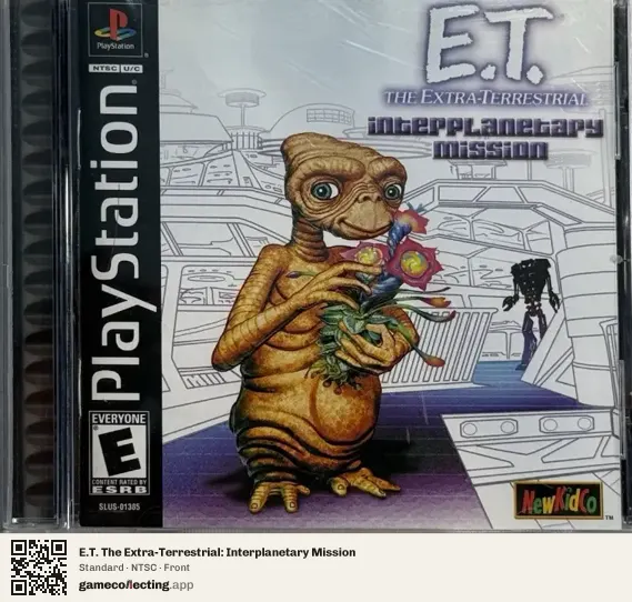 E.T. The Extra-Terrestrial: Interplanetary Mission PlayStation, NTSC box front
