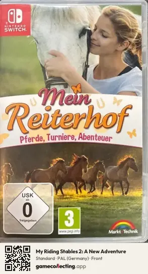 My Riding Stables 2: A New Adventure Nintendo Switch, Germany box front