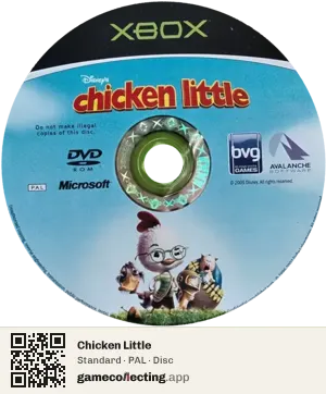 Chicken Little Xbox, PAL disc