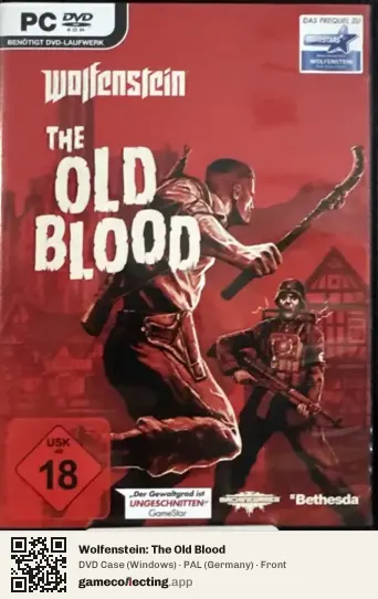 Wolfenstein: The Old Blood Computer, Germany box front