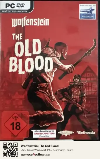 Wolfenstein: The Old Blood Computer, Germany box front