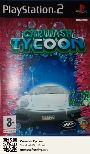 Carwash Tycoon PlayStation 2, PAL box front