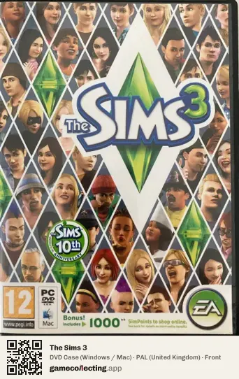 The Sims 3 Computer, United Kingdom box front