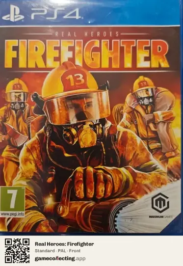 Real Heroes: Firefighter PlayStation 4, PAL box front