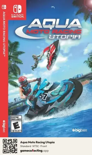 Aqua Moto Racing Utopia Nintendo Switch, NTSC box front