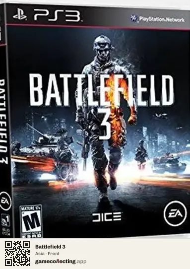 Battlefield 3 PlayStation 3, Asia box front