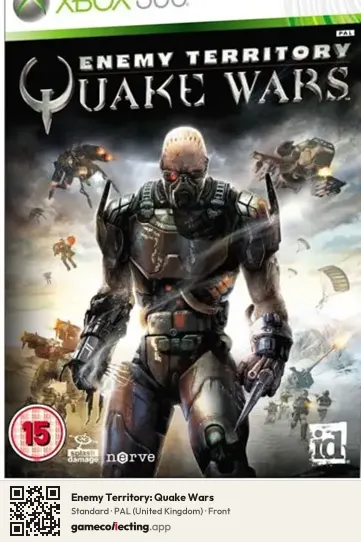Enemy Territory: Quake Wars Xbox 360, United Kingdom box front