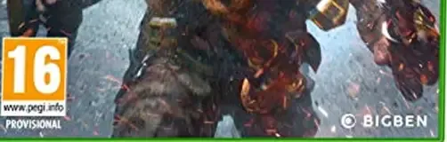 Warhammer: Chaosbane, the PEGI square on its front