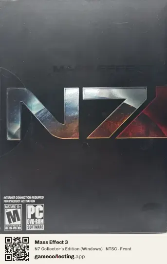 Mass Effect 3 Computer, NTSC box front
