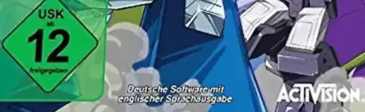 Transformers: Devastation, the USK square on its front