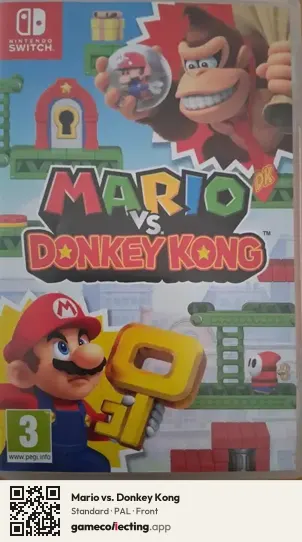 Mario vs. Donkey Kong Nintendo Switch, PAL box front