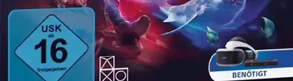 PlayStation VR Worlds, the USK square on its front