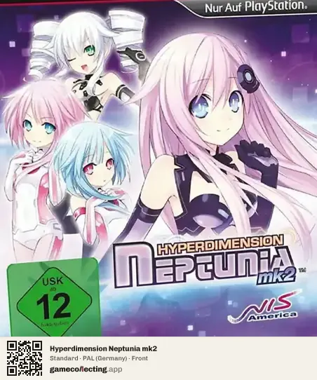 Hyperdimension Neptunia mk2 PlayStation 3, Germany box front