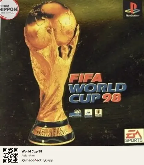 World Cup 98 PlayStation, Asia box front
