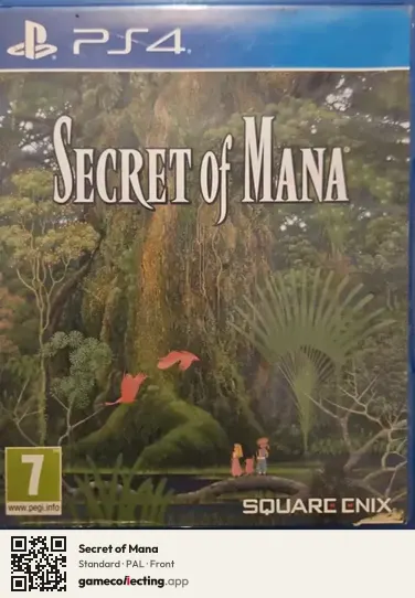 Secret of Mana PlayStation 4, PAL box front