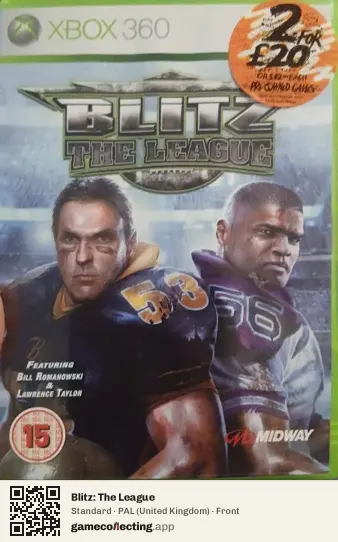 Blitz: The League Xbox 360, United Kingdom box front