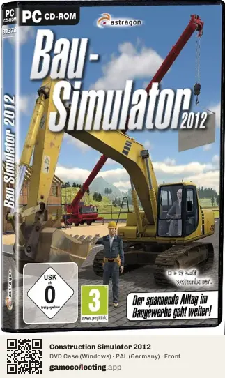 Construction Simulator 2012 Computer, Germany box front