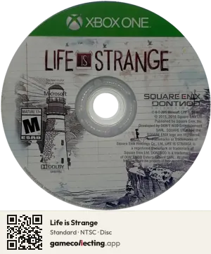 Life is Strange Xbox One, NTSC disc