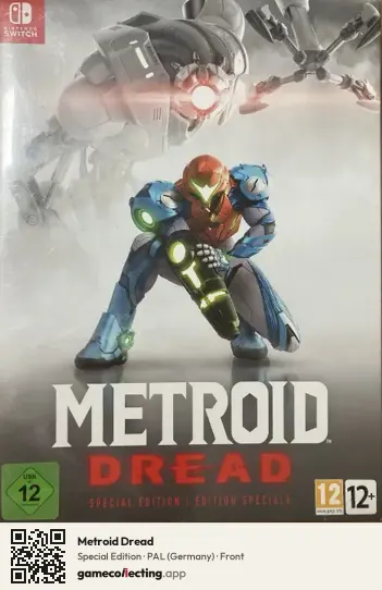 Metroid Dread Nintendo Switch, Germany box front